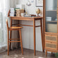 Ensemble de Table de Pub en bois moderne 1/2 pièces, Table de comptoir fixe pour salle à manger