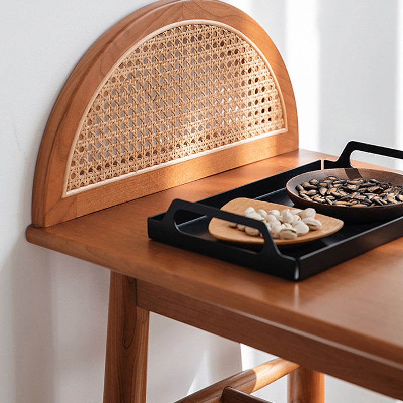 Ensemble de Table de Pub en bois moderne 1/2 pièces, Table de comptoir fixe pour salle à manger
