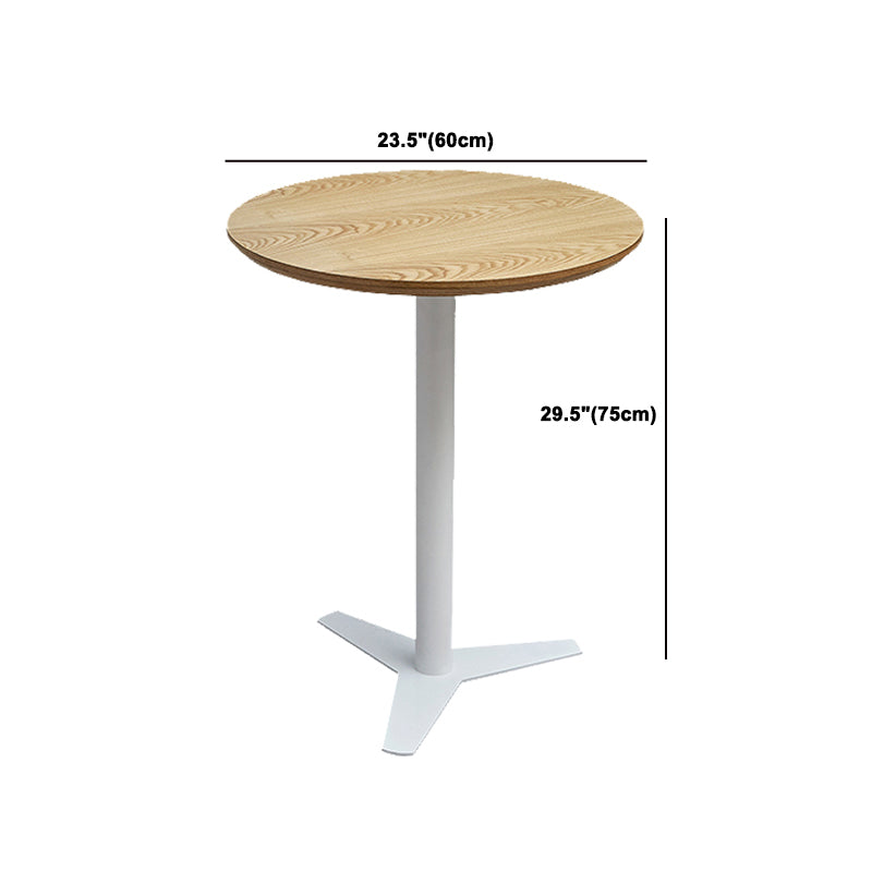 Tavolo da pranzo moderno per caffetteria set 1/4/5 pezzi dinette in legno massiccio in naturale