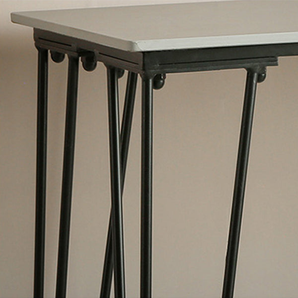 Tavolo da bar in pietra industriale di rettangolo con 4 gambe