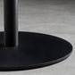41.3"H Industrial Pedestal Pub Table Round Bistro Bar Solid Wood Table