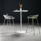 41.3"H Industrial Pedestal Pub Table Round Bistro Bar Solid Wood Table