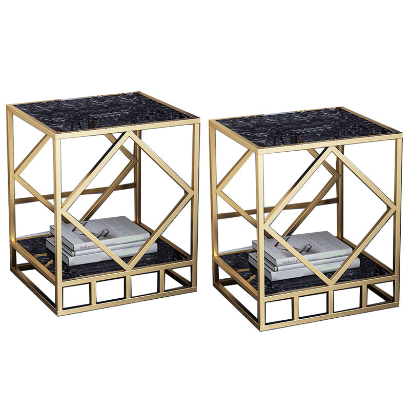 Mesa de acento de la mesa de acento inferior al gabinete de metal de metal para dormitorio