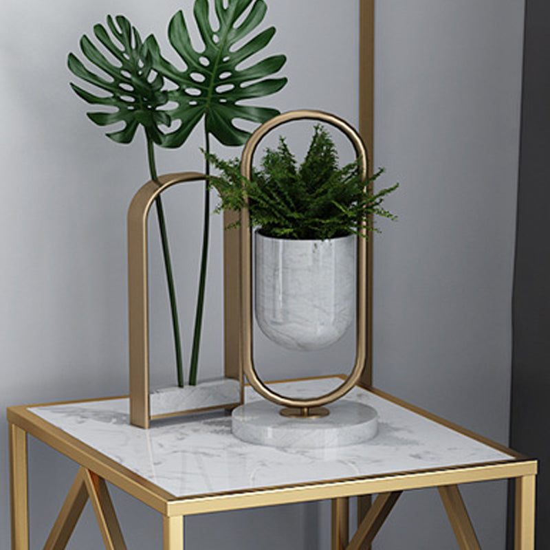 Mesa de acento de la mesa de acento inferior al gabinete de metal de metal para dormitorio