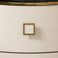 Round Accent Bedside Cabinet Solid Wood Accent Table Nightstand with 2 - Drawer Clearhalo 'Bedroom Furniture' 'furn' 'furn_night_stand' 'Furniture' 'night_stand' 'Nightstands' 5849442