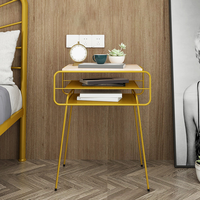 Table de nuit ouverte de lit de lit de lit inférieur avec jambes