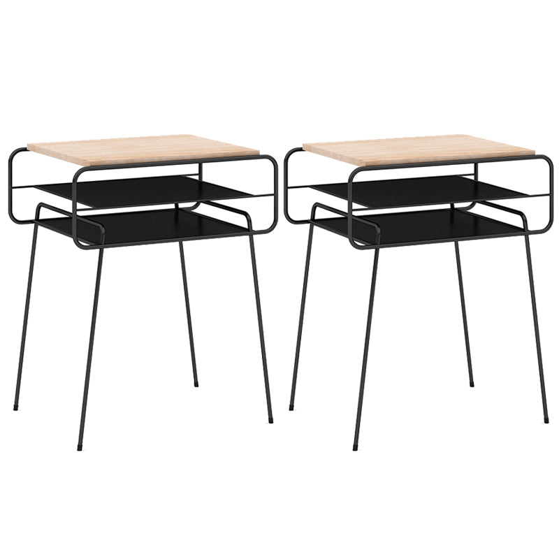 Table de nuit ouverte de lit de lit de lit inférieur avec jambes