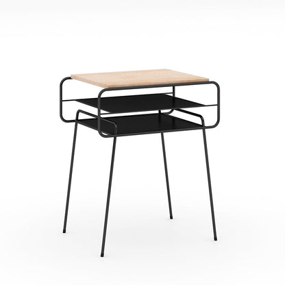 Table de nuit ouverte de lit de lit de lit inférieur avec jambes