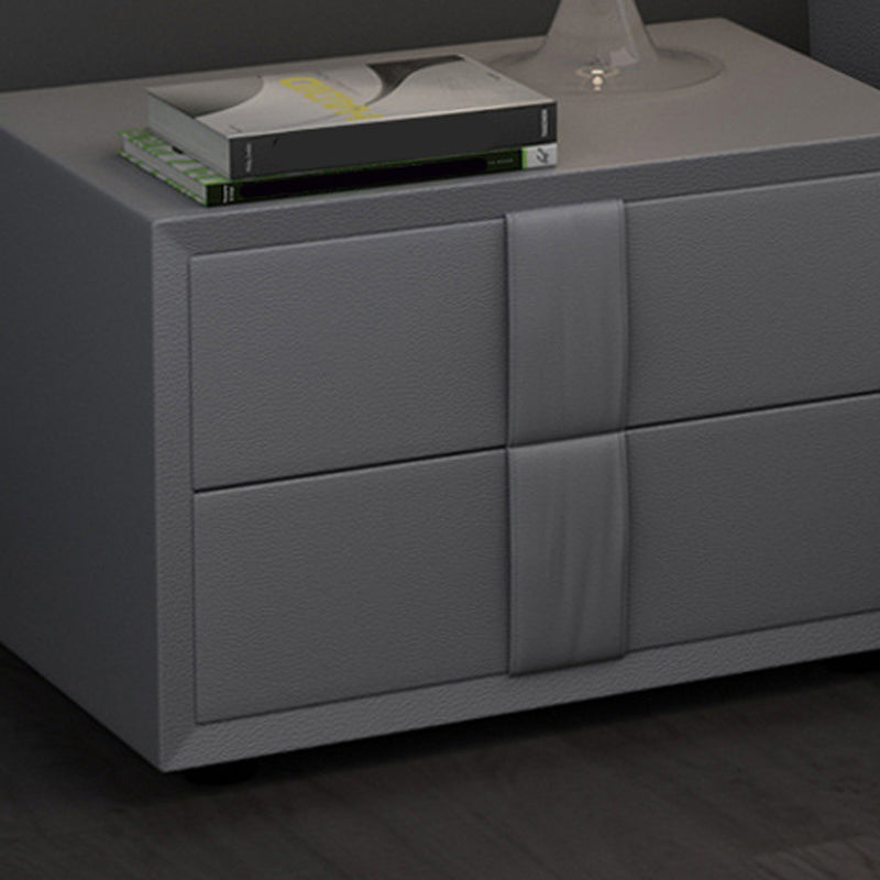 Table table de chevet de table en bois d'ingénierie avec tiroir