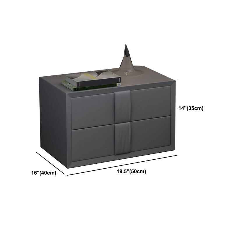 Table table de chevet de table en bois d'ingénierie avec tiroir