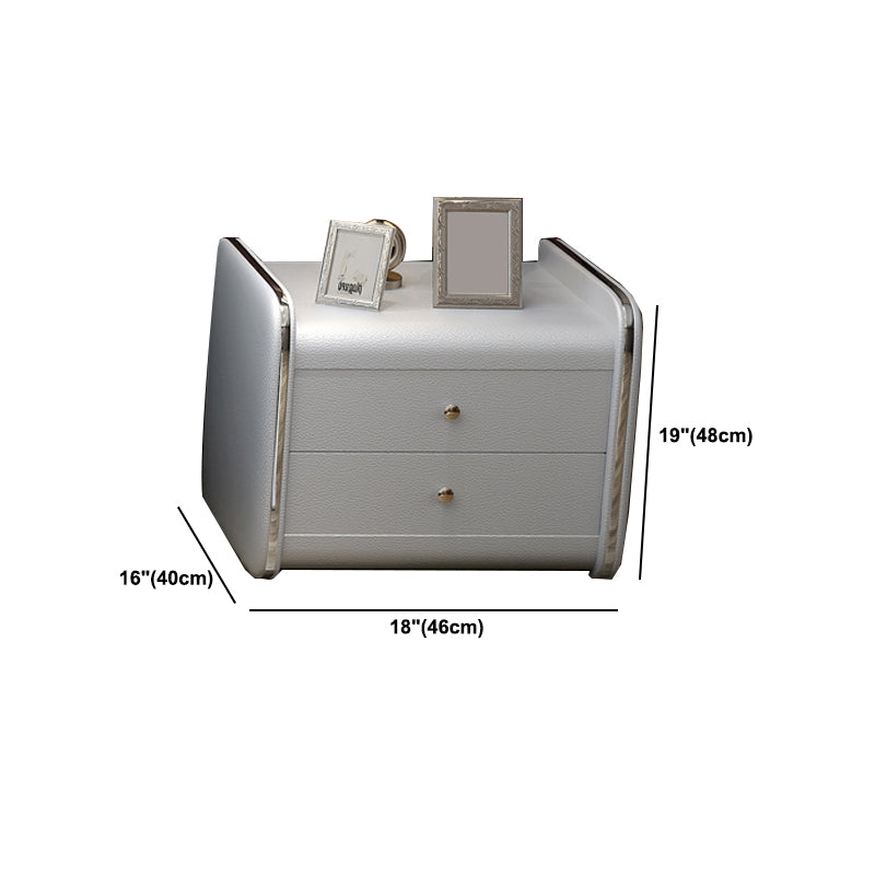 Table table de chevet de table en bois d'ingénierie avec tiroir