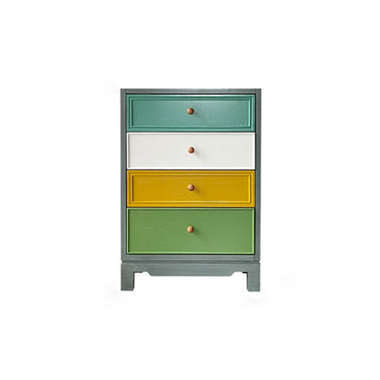 Slaapkamer nautische opbergkist 16 "brede houten borst met laden