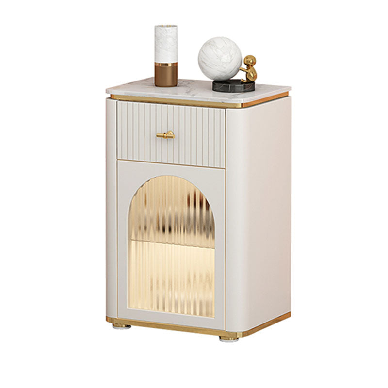 Eigentijdse opbergkast dressoir stenen top opbergkist 11.81-inch w