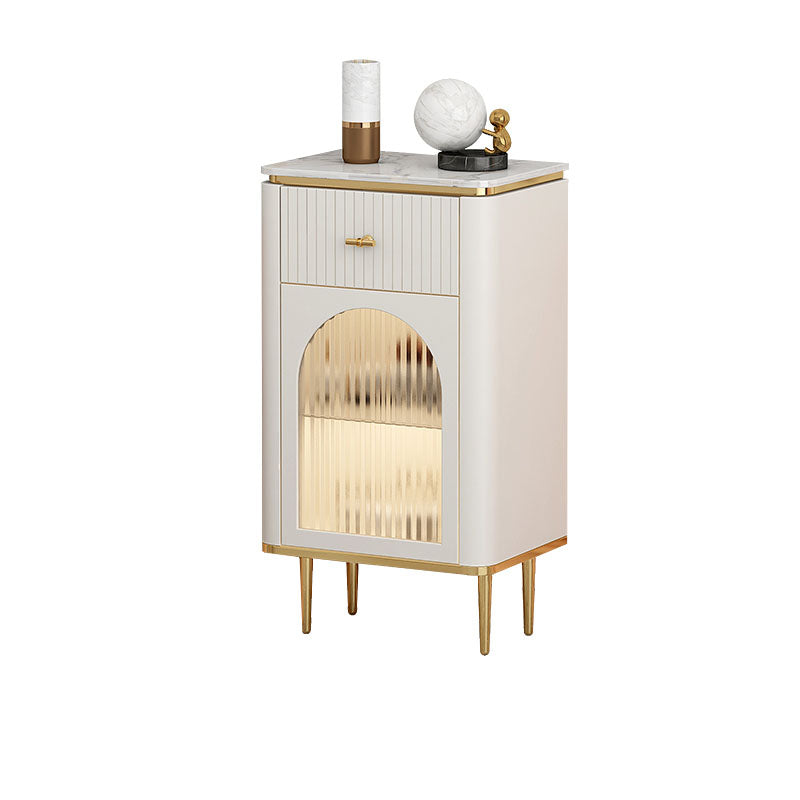 Eigentijdse opbergkast dressoir stenen top opbergkist 11.81-inch w