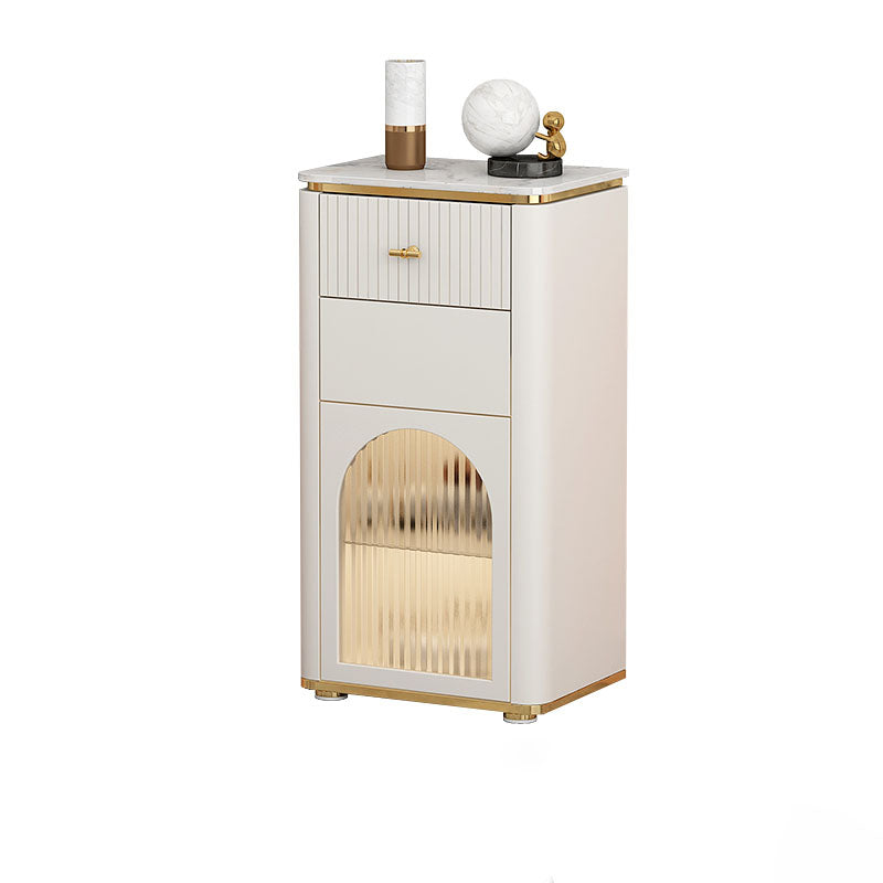 Eigentijdse opbergkast dressoir stenen top opbergkist 11.81-inch w