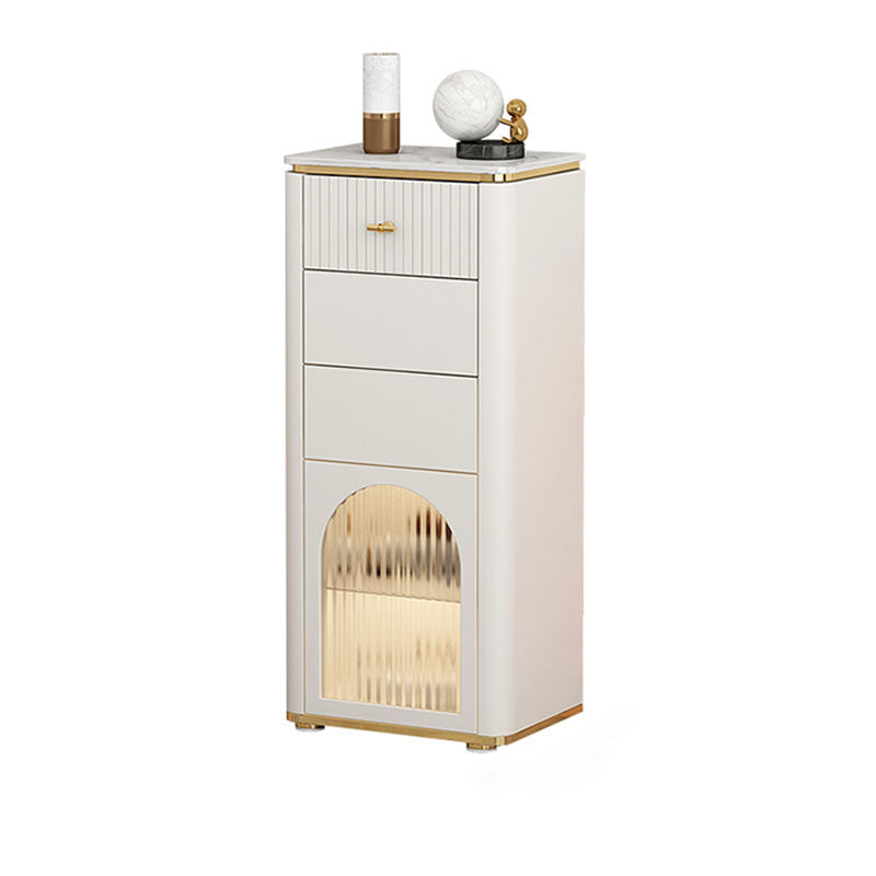 Eigentijdse opbergkast dressoir stenen top opbergkist 11.81-inch w