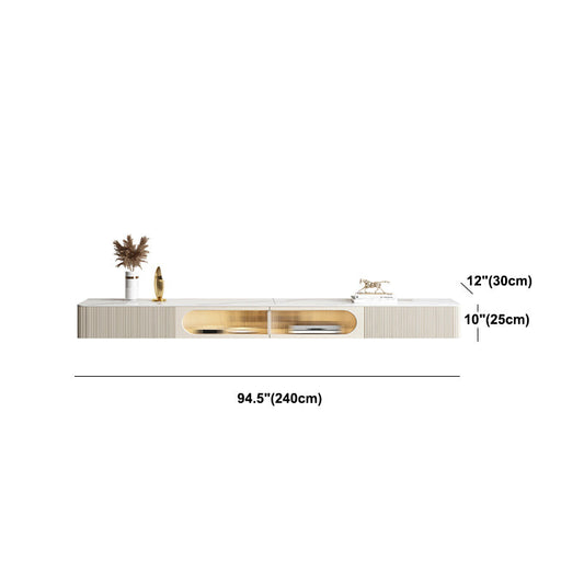 Console TV montata a parete in stile top in stile moderno con cassetti