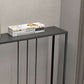 Tavolo di divano console di ferro contemporaneo Rettangolo Black End Table per Hall