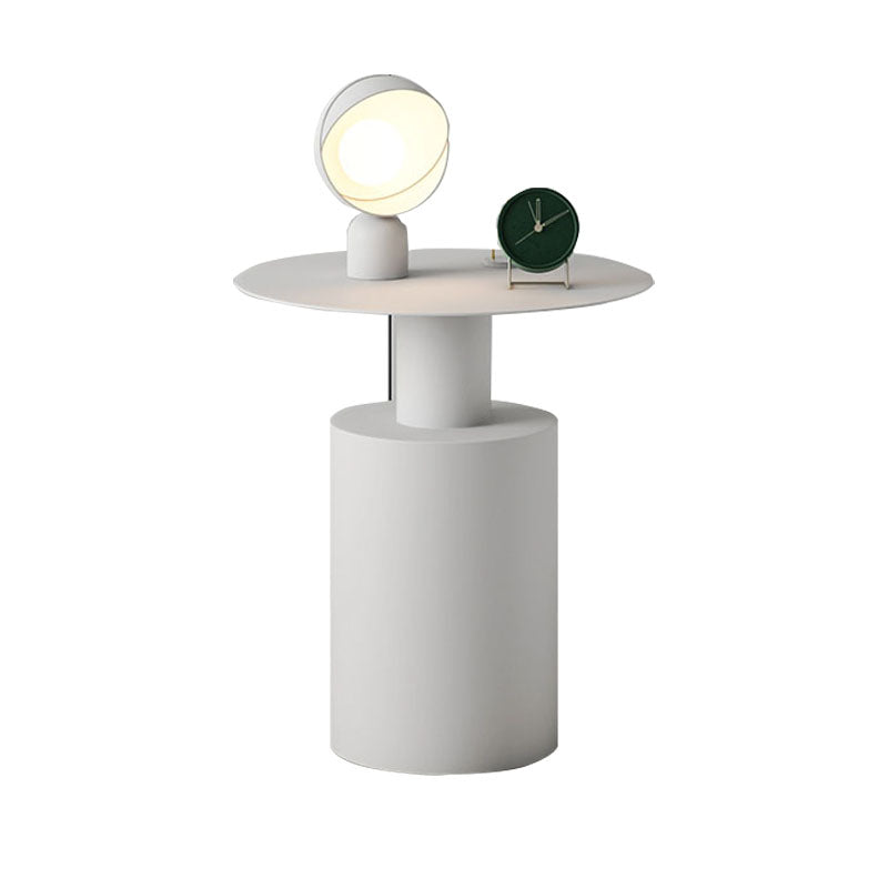 Metal Nightstand Contemporary Lower Shelf Accent Table Nightstand 19.7" Tall Clearhalo 'Bedroom Furniture' 'furn' 'furn_night_stand' 'Furniture' 'night_stand' 'Nightstands' 5850018