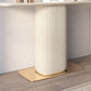 Tabella della console contemporanea da 13 "W del divano di divano della console rettangolare in pietra bianca