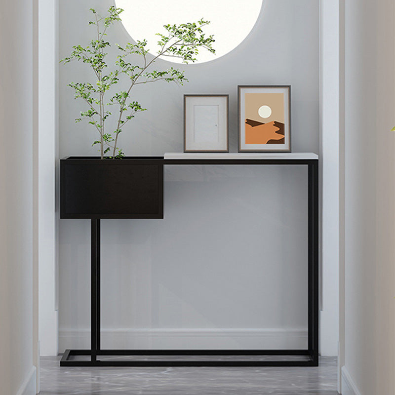 11,8 "W del tavolo della console rettangolo tavolino in metallo contemporaneo