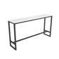 Modern 1/7 Pieces Bar Table Set Rectangle Stone Counter Table with Stools for Living Room Clearhalo 'Bar Furniture' 'furn' 'furn_home_bar_bar_sets' 'Furniture' 'Home Bars & Bar Sets' 'home_bar_bar_sets' 'Kitchen & Dining Furniture' 5850171