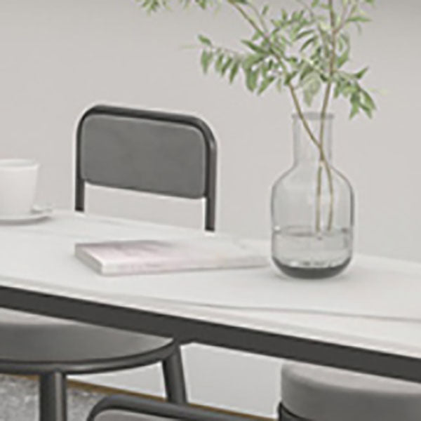 Modern 1/7 Pieces Bar Table Set Rectangle Stone Counter Table with Stools for Living Room Clearhalo 'Bar Furniture' 'furn' 'furn_home_bar_bar_sets' 'Furniture' 'Home Bars & Bar Sets' 'home_bar_bar_sets' 'Kitchen & Dining Furniture' 5850177