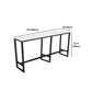Modern 1/7 Pieces Bar Table Set Rectangle Stone Counter Table with Stools for Living Room Clearhalo 'Bar Furniture' 'furn' 'furn_home_bar_bar_sets' 'Furniture' 'Home Bars & Bar Sets' 'home_bar_bar_sets' 'Kitchen & Dining Furniture' 5850188