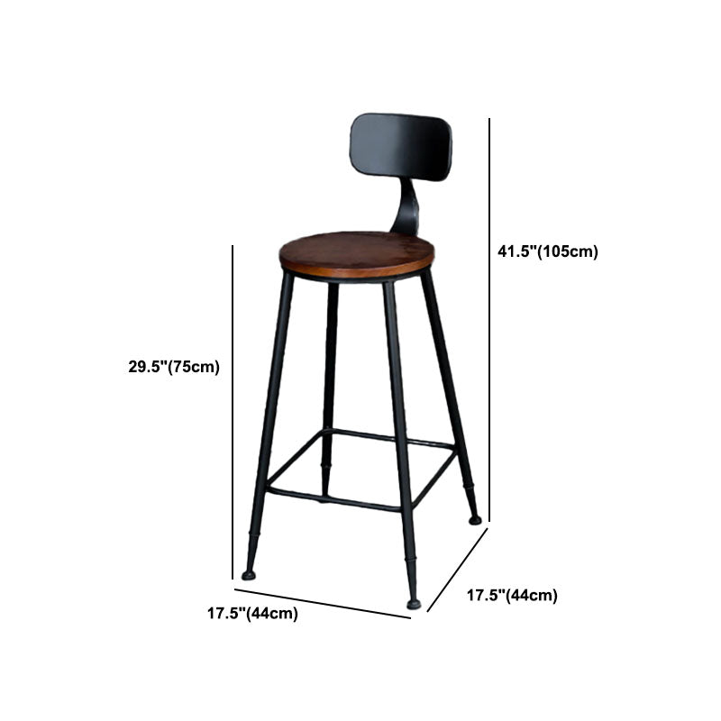 Ensemble de Table de Bar industrielle, 1/5 pièces, Table de comptoir rectangulaire en bois de pin avec tabourets pour Bar