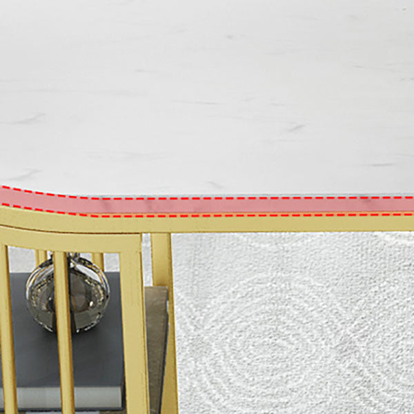1/3 Pieces Luxurious Irregular Shape Pub Table Set Artificial Marble Top Table Set Clearhalo 'Bar Furniture' 'furn' 'furn_home_bar_bar_sets' 'Furniture' 'Home Bars & Bar Sets' 'home_bar_bar_sets' 'Kitchen & Dining Furniture' 5850216
