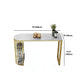 1/3 Pieces Luxurious Irregular Shape Pub Table Set Artificial Marble Top Table Set Clearhalo 'Bar Furniture' 'furn' 'furn_home_bar_bar_sets' 'Furniture' 'Home Bars & Bar Sets' 'home_bar_bar_sets' 'Kitchen & Dining Furniture' 5850228