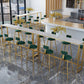 Glam Style 1/2/7 Pieces Faux Marble Bar Table Set Fixed Table Counter Set for Home Use Clearhalo 'Bar Furniture' 'furn' 'furn_home_bar_bar_sets' 'Furniture' 'Home Bars & Bar Sets' 'home_bar_bar_sets' 'Kitchen & Dining Furniture' 5850271