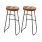 Modern Rectangle Pub Dining Set 1/2/6/7/9/11 Pieces Indoor Table and Stool Set Wood 30"H Stools (Set of 2) Clearhalo 'Bar Furniture' 'furn' 'furn_home_bar_bar_sets' 'Furniture' 'Home Bars & Bar Sets' 'home_bar_bar_sets' 'Kitchen & Dining Furniture' 5850294