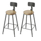 Modern Rectangle Pub Dining Set 1/2/6/7/9/11 Pieces Indoor Table and Stool Set Natural 29.5"H Stool (Set of 2) Clearhalo 'Bar Furniture' 'furn' 'furn_home_bar_bar_sets' 'Furniture' 'Home Bars & Bar Sets' 'home_bar_bar_sets' 'Kitchen & Dining Furniture' 5850296