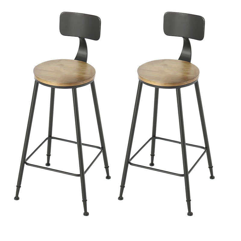 Modern Rectangle Pub Dining Set 1/2/6/7/9/11 Pieces Indoor Table and Stool Set Natural 29.5"H Stool (Set of 2) Clearhalo 'Bar Furniture' 'furn' 'furn_home_bar_bar_sets' 'Furniture' 'Home Bars & Bar Sets' 'home_bar_bar_sets' 'Kitchen & Dining Furniture' 5850296