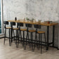 Modern Rectangle Pub Dining Set 1/2/6/7/9/11 Pieces Indoor Table and Stool Set Clearhalo 'Bar Furniture' 'furn' 'furn_home_bar_bar_sets' 'Furniture' 'Home Bars & Bar Sets' 'home_bar_bar_sets' 'Kitchen & Dining Furniture' 5850302