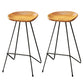 Industrial 1/2/4/7 Pieces Solid Wood Bar Table Set Fixed Bistro Set Black 30"H Stools (Set of 2) Clearhalo 'Bar Furniture' 'furn' 'furn_home_bar_bar_sets' 'Furniture' 'Home Bars & Bar Sets' 'home_bar_bar_sets' 'Kitchen & Dining Furniture' 5850365