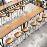 Industrial 1/2/4/7 Pieces Solid Wood Bar Table Set Fixed Bistro Set Clearhalo 'Bar Furniture' 'furn' 'furn_home_bar_bar_sets' 'Furniture' 'Home Bars & Bar Sets' 'home_bar_bar_sets' 'Kitchen & Dining Furniture' 5850368