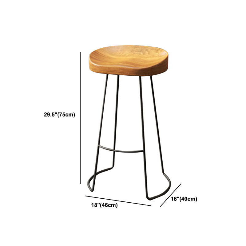 Industrial 1/2/4/7 Pieces Solid Wood Bar Table Set Fixed Bistro Set Clearhalo 'Bar Furniture' 'furn' 'furn_home_bar_bar_sets' 'Furniture' 'Home Bars & Bar Sets' 'home_bar_bar_sets' 'Kitchen & Dining Furniture' 5850381