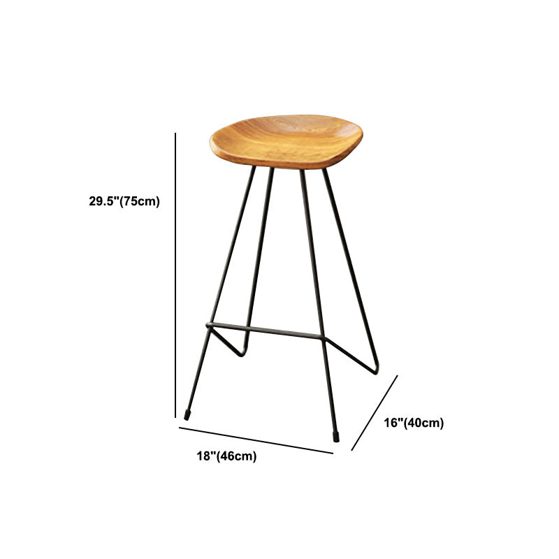 Industrial 1/2/4/7 Pieces Solid Wood Bar Table Set Fixed Bistro Set Clearhalo 'Bar Furniture' 'furn' 'furn_home_bar_bar_sets' 'Furniture' 'Home Bars & Bar Sets' 'home_bar_bar_sets' 'Kitchen & Dining Furniture' 5850382