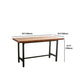 Industrial 1/2/9 Pieces Solid Wood Bar Table Set Fixed Bistro Set for Home Use Clearhalo 'Bar Furniture' 'furn' 'furn_home_bar_bar_sets' 'Furniture' 'Home Bars & Bar Sets' 'home_bar_bar_sets' 'Kitchen & Dining Furniture' 5850410