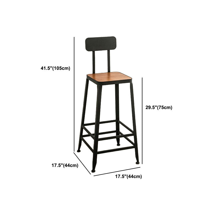 Industrial 1/2/9 Pieces Solid Wood Bar Table Set Fixed Bistro Set for Home Use Clearhalo 'Bar Furniture' 'furn' 'furn_home_bar_bar_sets' 'Furniture' 'Home Bars & Bar Sets' 'home_bar_bar_sets' 'Kitchen & Dining Furniture' 5850412