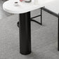 Juego de mesa de bar de forma libre, mesa de bar con base de hierro moderna y taburetes, 1/2/3 piezas