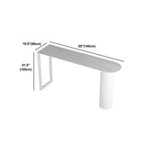 Modern Style 1/2/5 Pieces Sintered Stone Pub Table Set Fixed Table Counter Table