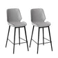 White Stone Top Counter Set Modern 1/2/5 Pieces Indoor Bar Stool and Table Set White 30"H Stools (Set of 2) Clearhalo 'Bar Furniture' 'furn' 'furn_home_bar_bar_sets' 'Furniture' 'Home Bars & Bar Sets' 'home_bar_bar_sets' 'Kitchen & Dining Furniture' 5850486