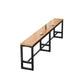 Industrial Table and Stool Set 1/4/7 Pcs Solid Wood Bar Table with Iron Base Stools Clearhalo 'Bar Furniture' 'furn' 'furn_home_bar_bar_sets' 'Furniture' 'Home Bars & Bar Sets' 'home_bar_bar_sets' 'Kitchen & Dining Furniture' 5850515