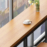 Mesa industrial y juego de taburetes 1/4/7 Pcs Mesa de barra de madera maciza con taburetes de base de hierro