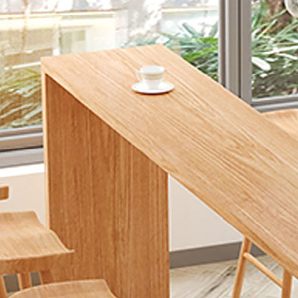 1/5/9 Pieces Luxurious Rectangular Pub Table Set Wooden Counter Table with Backless Stools Clearhalo 'Bar Furniture' 'furn' 'furn_home_bar_bar_sets' 'Furniture' 'Home Bars & Bar Sets' 'home_bar_bar_sets' 'Kitchen & Dining Furniture' 5850548