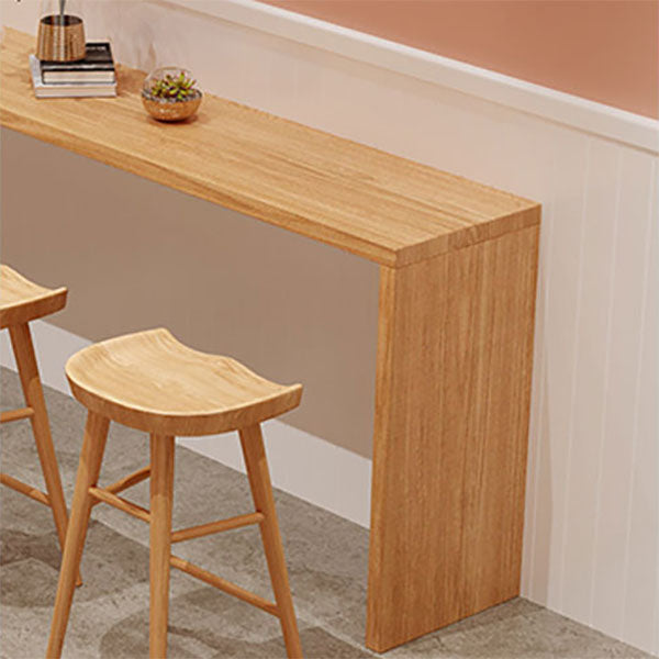 1/5/9 Pieces Luxurious Rectangular Pub Table Set Wooden Counter Table with Backless Stools Clearhalo 'Bar Furniture' 'furn' 'furn_home_bar_bar_sets' 'Furniture' 'Home Bars & Bar Sets' 'home_bar_bar_sets' 'Kitchen & Dining Furniture' 5850549