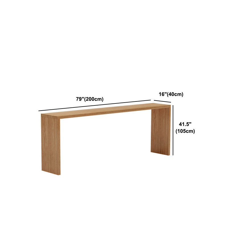 1/5/9 Pieces Luxurious Rectangular Pub Table Set Wooden Counter Table with Backless Stools Clearhalo 'Bar Furniture' 'furn' 'furn_home_bar_bar_sets' 'Furniture' 'Home Bars & Bar Sets' 'home_bar_bar_sets' 'Kitchen & Dining Furniture' 5850559
